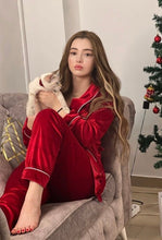 Load image into Gallery viewer, Red velvet Pj
