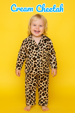 Load image into Gallery viewer, Cream Cheetah Fleece