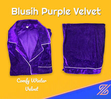 Load image into Gallery viewer, Bluish Purple Velvet