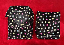 Load image into Gallery viewer, Black Polka PJ (Adults &amp; Kids Matching suits)
