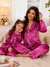 Load image into Gallery viewer, Pink Barbie velvet Pj
