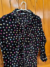 Load image into Gallery viewer, Black Polka PJ (Adults &amp; Kids Matching suits)
