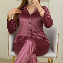Load image into Gallery viewer, Ruby Wine Pj (Adult &amp; Kid matching suits)
