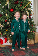 Load image into Gallery viewer, Green winter Velvet PJ (Adult &amp; Kids matching suits)
