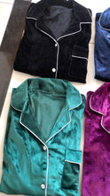 Load and play video in Gallery viewer, Blue velvet PJ

