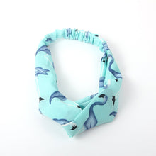 Load image into Gallery viewer, Flamingo Navy Blue Headband
