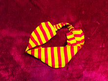 Load image into Gallery viewer, Red Stripes Headband &amp; Eyemask

