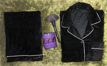 Load image into Gallery viewer, Black velvet PJ (Adult &amp; Kids Matching suits)
