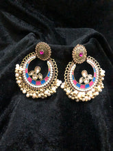 Load image into Gallery viewer, Multi Moon Colour Earrings
