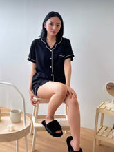 Load image into Gallery viewer, Black Suit Half Sleeves &amp; Short (updated on etsy/ daraz)
